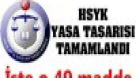 HSYK yasa tasarısı tamamlandı