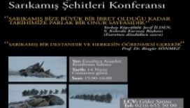 Sarıkamış Şehitleri Konferansı
