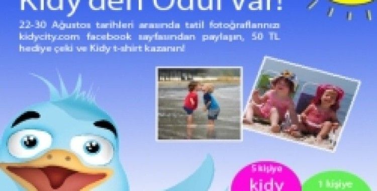 Tatil anılarınıza Kidycity'den ödül var