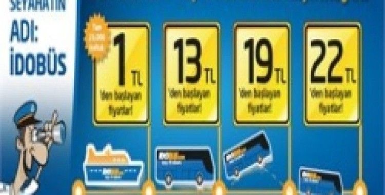 İDOBÜS, kış sezonunu 1 TL’ den başlayan 25.000 koltuk avantajıyla açıyor