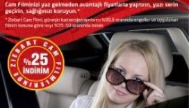 Ziebart Cam Filmi uygulaması cilt kanserine neden olan ışınları önlüyor