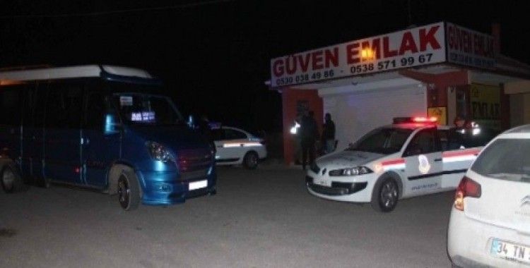 Jandarma trafik ekiplerinden uyuşturucu uygulaması