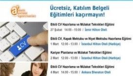 CVyolla.com'un 'Etkili CV Hazırlama ve Mülakat Teknikleri Eğitimleri' Akare Yurtdışı Eğitim Fuarları'nda