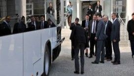 Doğalgazlı otobüsler test edildi