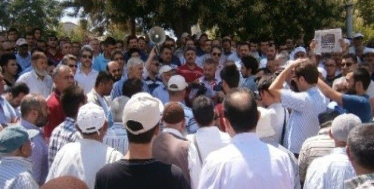 Aksaray'da İsrail protestosu