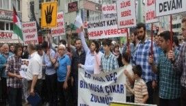 Rize'de Cuma Namazı çıkışı İsrail protestosu anlaşmazlığı