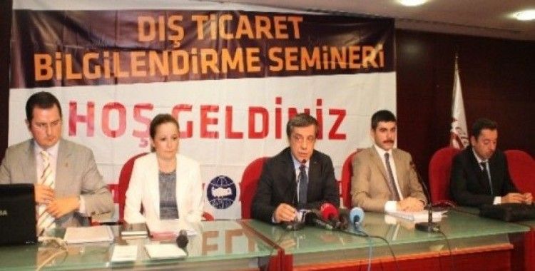 Elazığ'da 'Dış Ticaret Semineri' düzenlendi