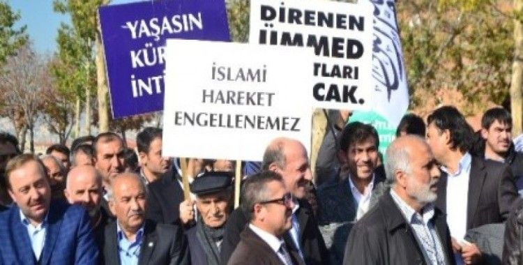 Başkent'te İsrail protesto edildi