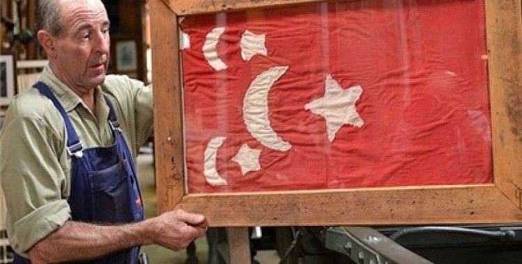Müzenin en kıymetli emaneti Osmanlı bayrağı