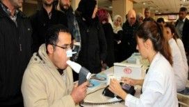 ERÜ'de vatandaşlara ücretsiz KOAH testi yapıldı