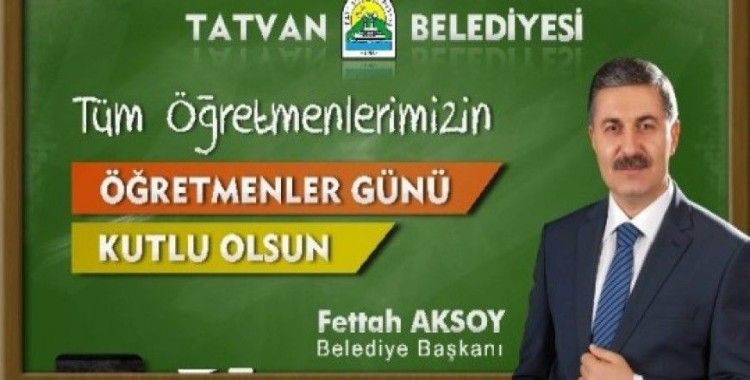 Başkan Aksoy'dan Öğretmenler Günü mesajı