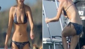 Jennifer Lawrence Bahamalarda fena yakalandı