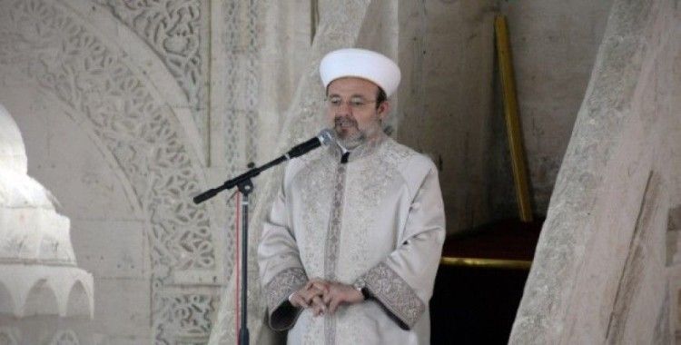 Diyanet İşleri Başkanı Silvan'da cuma namazı kıldırdı