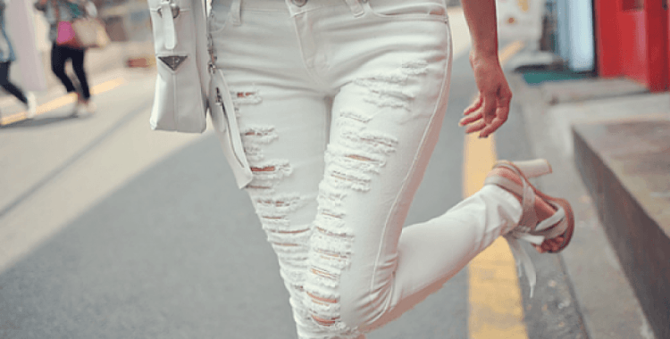 Beyaz pantolon trendi