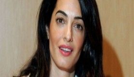 Amal Clooney'in zor anları