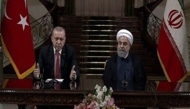 Erdoğan Ruhani’yle görüştü, Gündem Kuzey Irak'tı