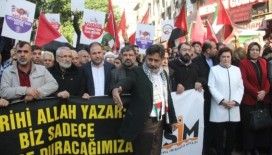 Adana'da 'Kudüs' protestosu