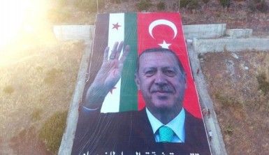 ÖSO'dan Erdoğan'a dev posterle tebrik