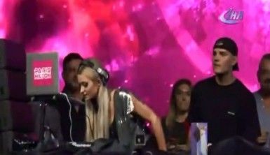 Paris Hilton KKTC'de DJ'lik yaptı