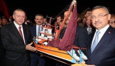 Cumhurbaşkanı Erdoğan, balık av sezonunu açtı