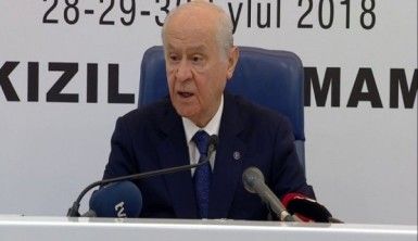 MHP lideri Devlet Bahçeli ekonomik sabotaj hakkında konuştu