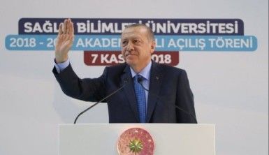 Erdoğan'dan sağlıkta 'yerlilik ve millilik' vurgusu