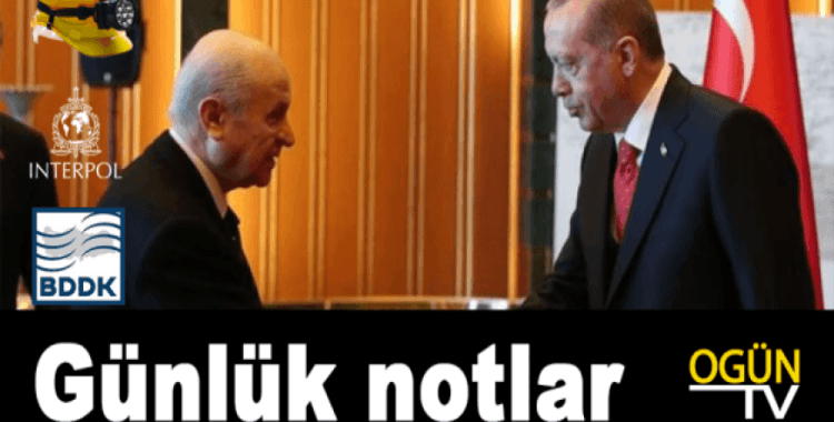 Günlük Notlar 21 Kasım 2018 Çarşamba