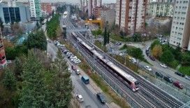 Marmaray ilk kez banliyö hattına çıktı