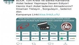 Kart aidatını geri almak isterken dolandırılmayın