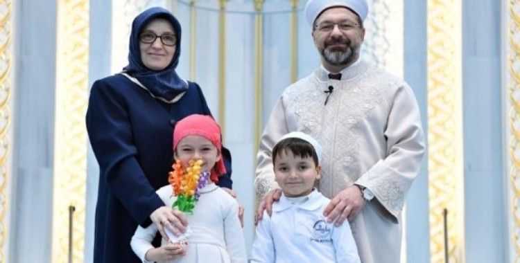 Diyanet İşleri Başkanı Erbaş: "Çocuklarımız Allah sevgisiyle yetişsin istiyoruz"