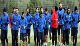 Antalyaspor antrenmanına rüzgar engeli