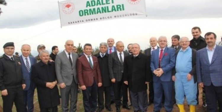 Sakarya’da ‘Adalet Ormanı’ oluşturuldu