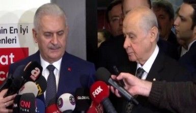 Binali Yıldırım 'Bahçeli'nin ziyareti cumhur ittifakına güç vermiştir'