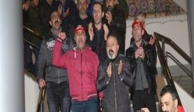 Kadıköy Belediyesi işçilerinden, iş bırakma eylemi