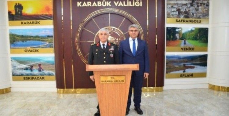 Orgeneral Çetin’den Vali Gürel’e ziyaret