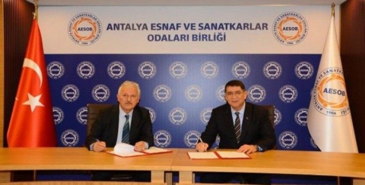 AESOB İle Antalya Bilim Üniversitesi Arasında Eğitim İş Birliği