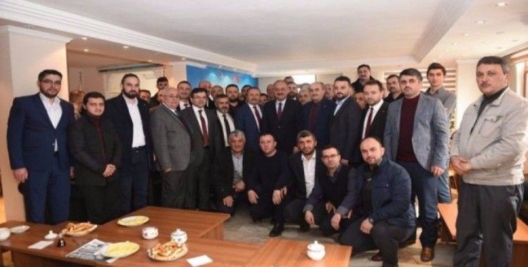 Belediye Başkanı Tahsin Babaş, Diyanet-Sen Kastamonu Şube Başkanlığını ziyaret etti