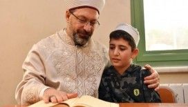 Diyanet İşleri Başkanı Erbaş, Kur’an kursunun açılışını yaptı