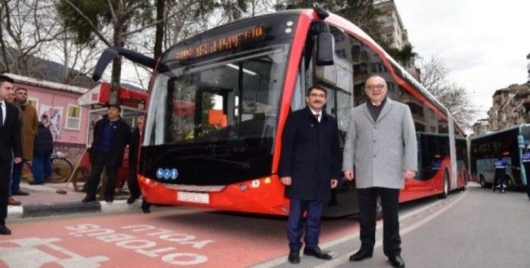 Elektrikli otobüslerde test sürüşleri devam ediyor