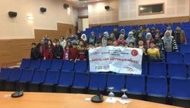 Türk ve Suriyeli çocuklar, Mersin Üniversitesi’nde sinema keyfi yaşadı