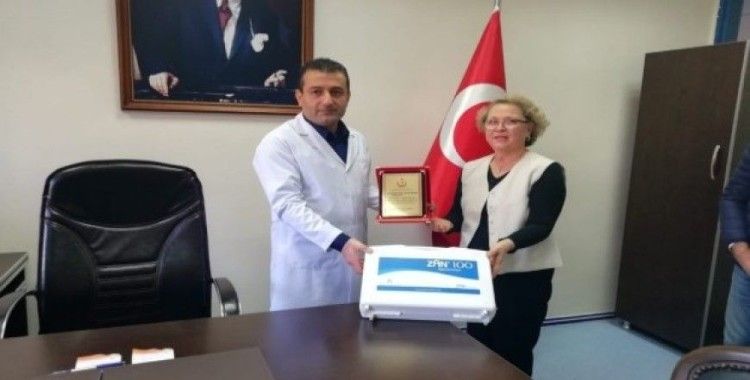 Aliağa Devlet Hastanesi’ne solunum fonksiyonu test cihazı