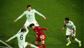 Liverpool - Bayern Münih maçında olaylı pankart