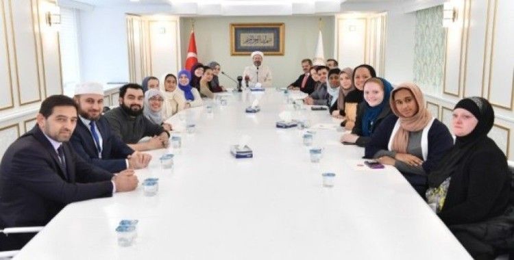 İslamiyet’i kabul eden Amerikalı Müslümanlardan Diyanet’e ziyaret