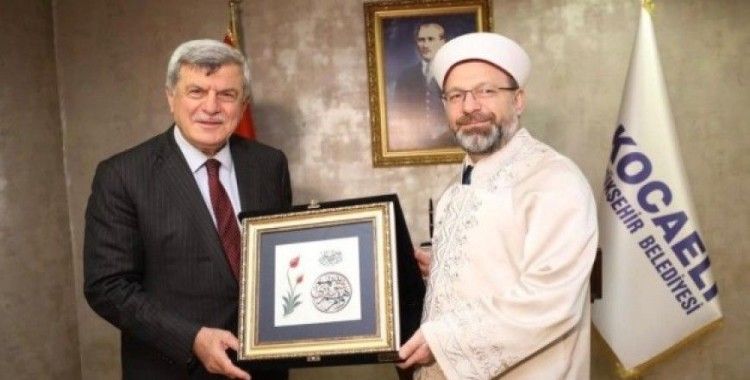 Diyanet İşleri Başkanı Prof. Dr Ali Erbaş'tan Kocaeli Büyükşehire ziyaret