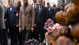 Dışişleri Bakanı Çavuşoğlu Tarihi Kapalı Çarşıyı gezdi