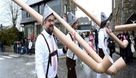 Belçika'nın 'Türk köyü'nde karnaval coşkusu