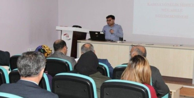 Elazığ’da “Kadına Yönelik Şiddetle Mücadele” Semineri