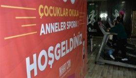 Çocuklar okula, anneler spora