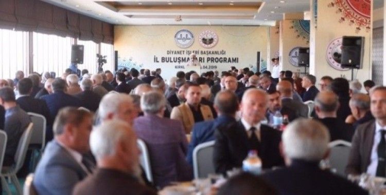 Diyanet İşleri Başkanı Erbaş: “Birlik, beraberlik içerisinde hareket etmek zorundayız”