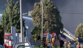 Avustralya'da tehlikeli madde üreten fabrikada yangın